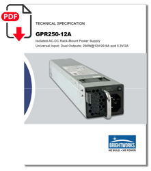 GPR250 Data Sheet Thumbnail