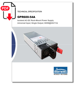 GPR600-54A Specification Cover Thumbnail